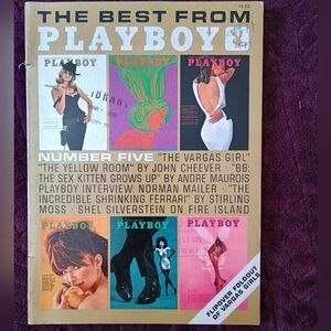 PLAYBOY Colorful Magazine Cover with Purple and Pink